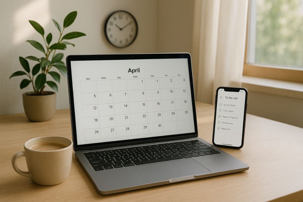 Simple digital tools to structure your day